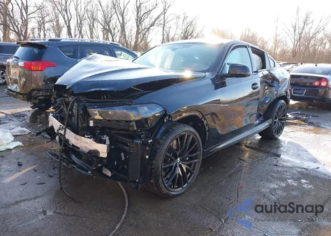 2025 BMW X6 M60I z USA, uszkodzony, nr VIN 5UX43EX03S9X25908